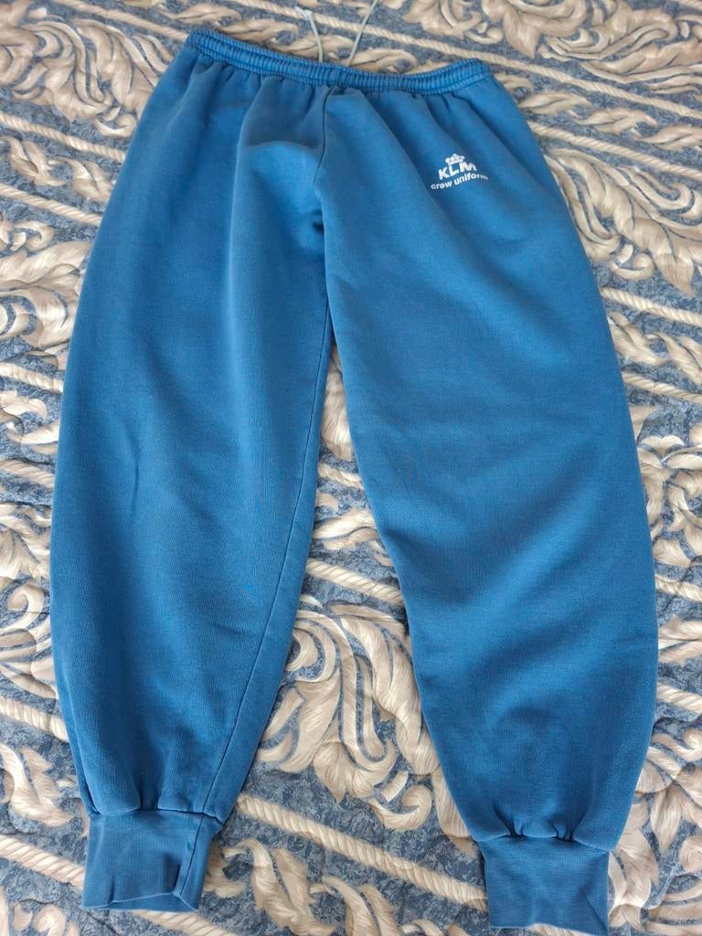 Retro KLM Crew Uniform Joggingbroek - Blauw. Maat M-L, Maat 38/40 (M), Blauw, Ophalen of Verzenden, Lang