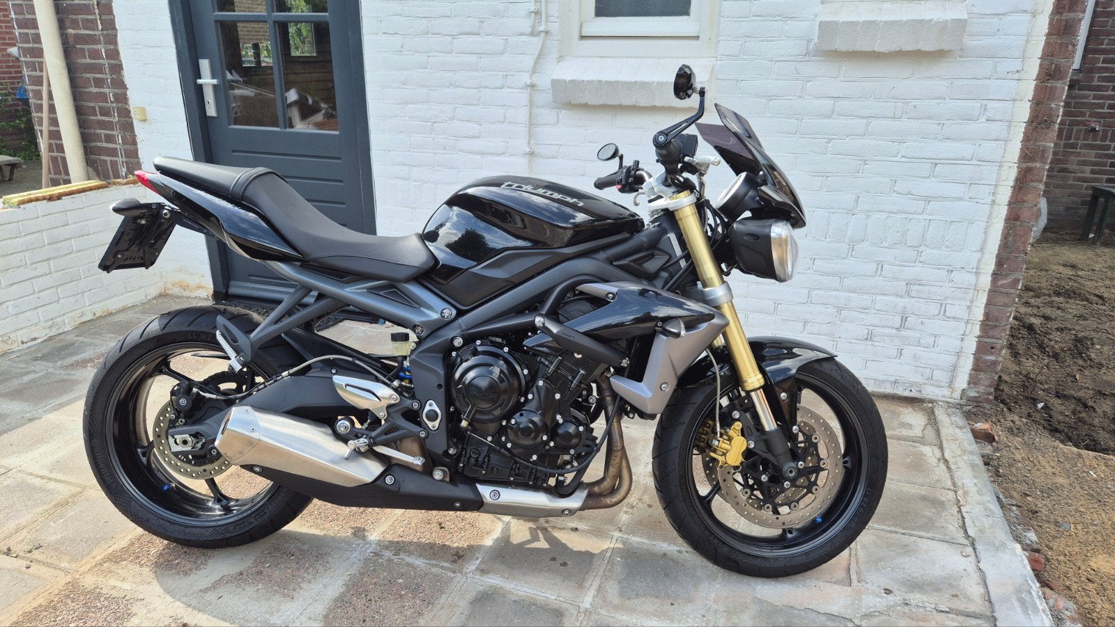 Goed onderhouden Triumph street triple 675, 675 cc, Motorrijbewijs A, Gebruikt, 3 cilinders
