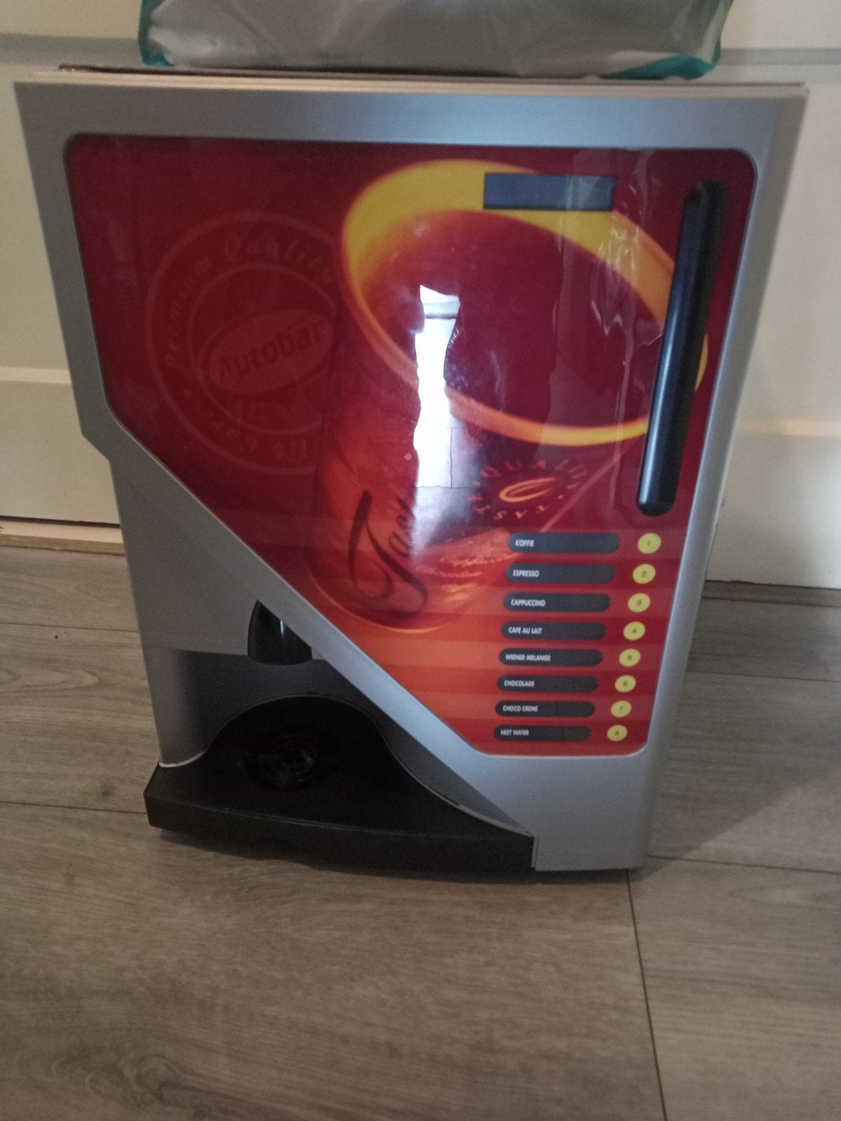 RheaVendors XS Autobar Koffieautomaat moet snel weg!, Gebruikt, Overige typen, 10 kopjes of meer, Koffiemachine