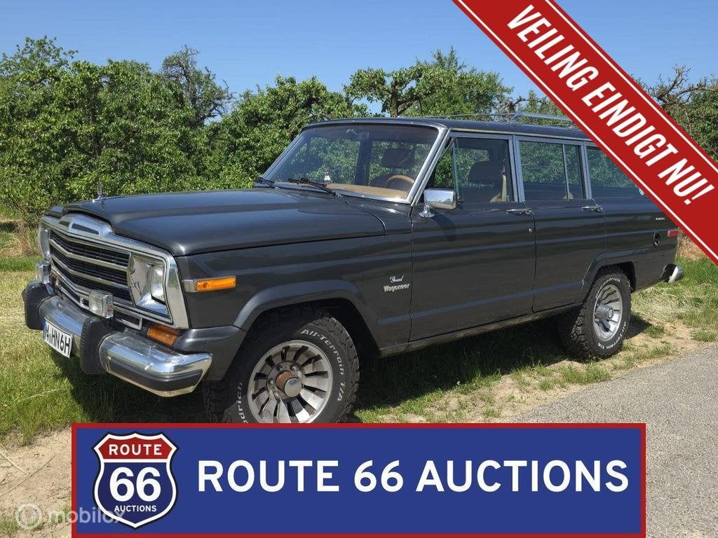Jeep Grand Wagoneer | 1986 | Route 66 Auctions, Jeep, Overige carrosserieën, Zwart, Bedrijf