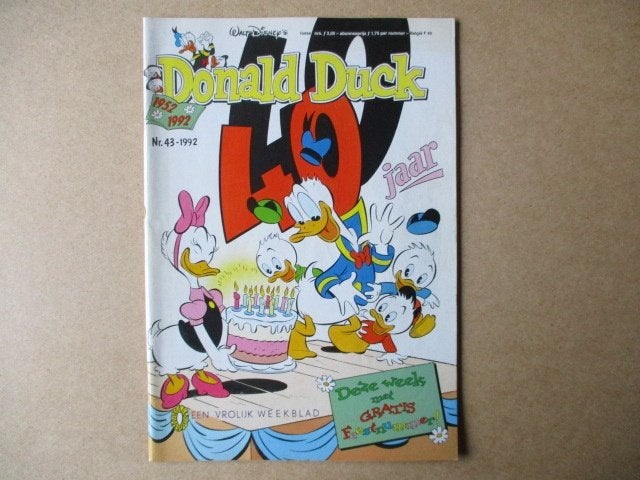 adv9734 donald duck weekblad bijlage 123, Boeken, Eén stripboek, Ophalen, Gelezen