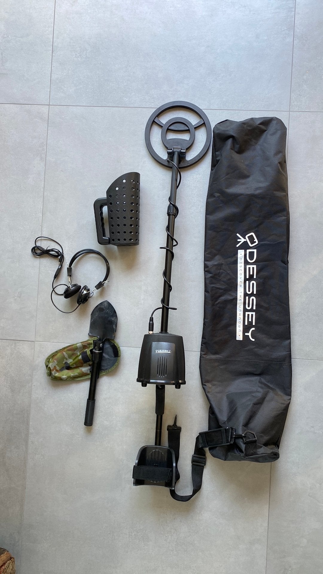 Metaaldetector Odyssey X met accessoires