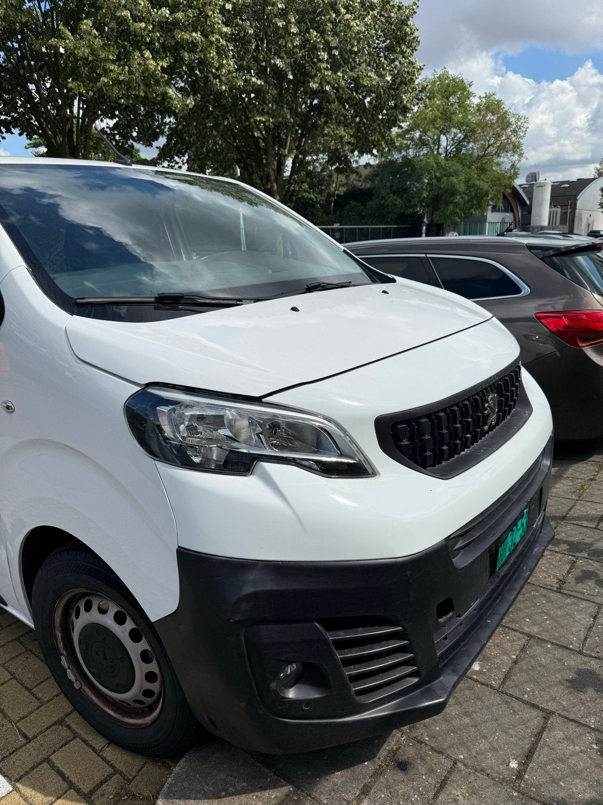 Peugeot Expert PC 50 kWh 136pk 3p. Verh. Laadv. 2021 Wit, Auto's, 1849 kg, Leder en Stof, Wit, Elektrisch