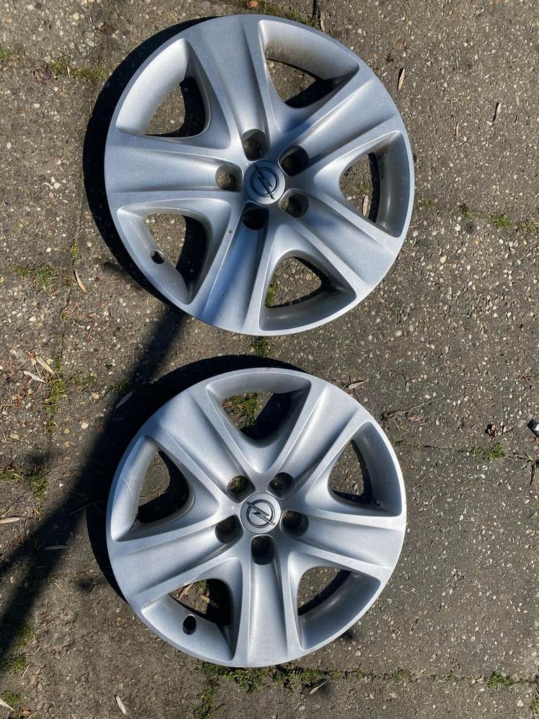 Set van 2x 17 inch wieldoppen - Opel, Ophalen of Verzenden, Gebruikt