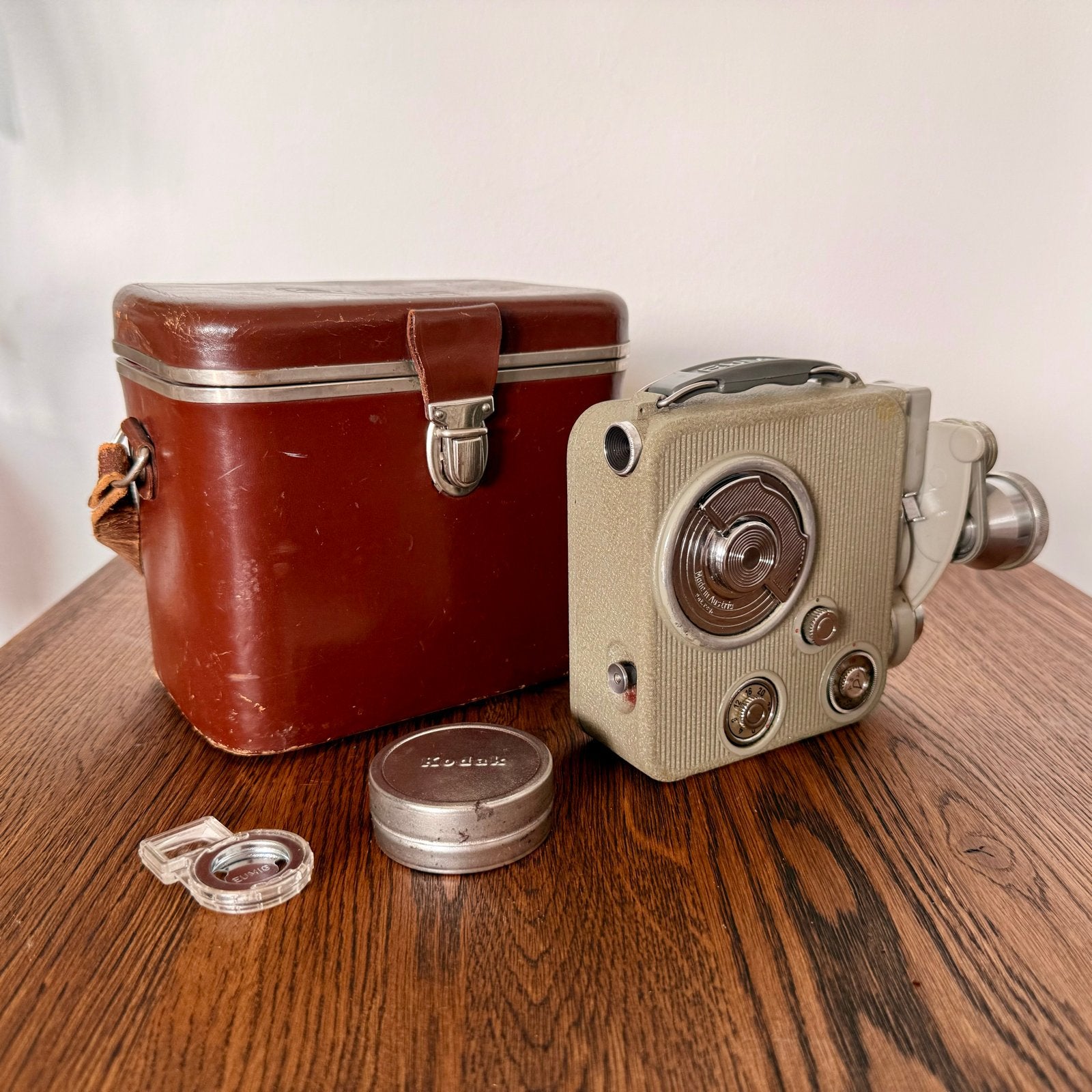 Vintage Eumig C3 8mm filmcamera Eumicron & Eumacro lenzen, Ophalen of Verzenden, 8mm, Camera