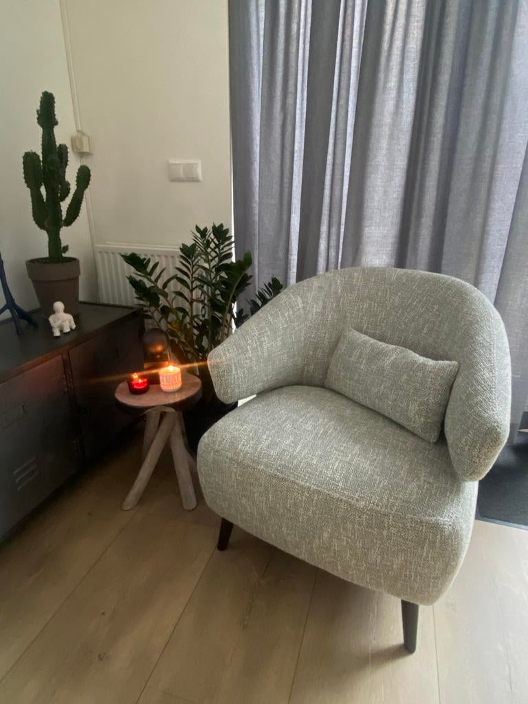Nieuwe Fauteuil Collin, Ophalen of Verzenden, Nieuw, Stof, 75 tot 100 cm