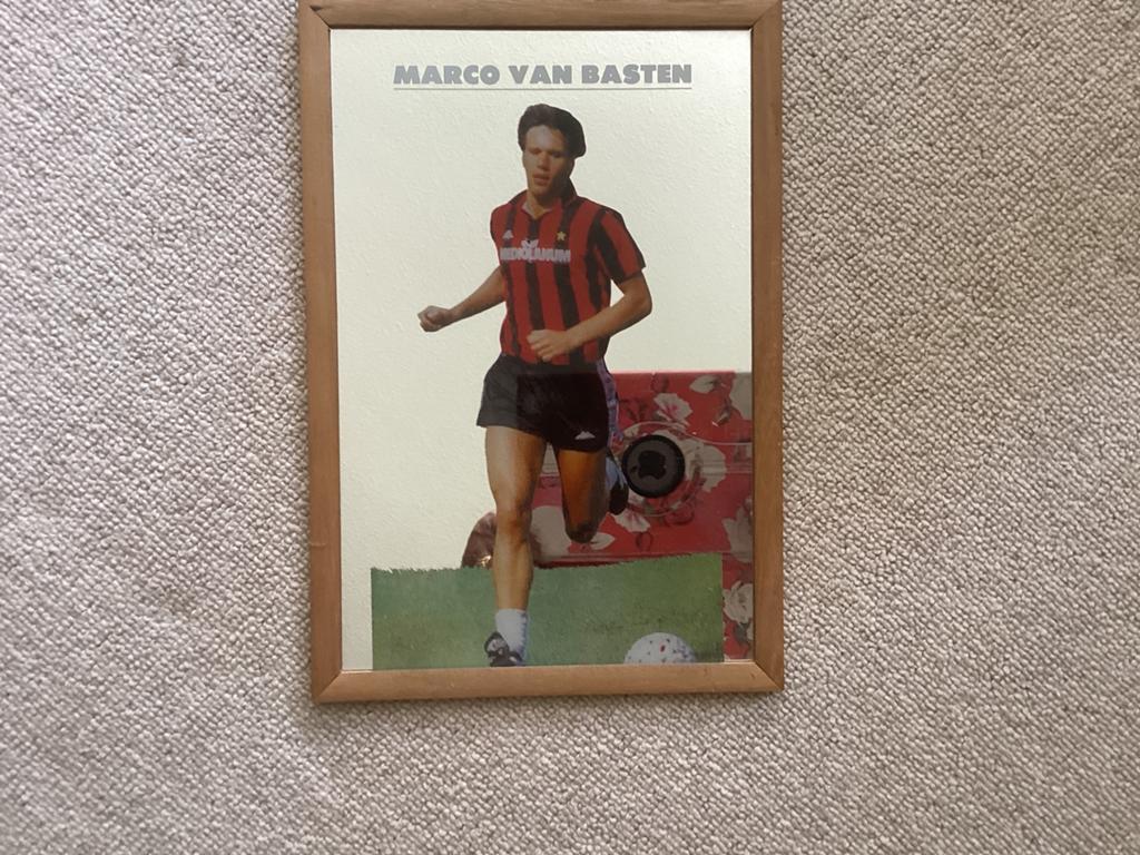 Marco van Basten 32x22 cm, Ophalen of Verzenden, Zo goed als nieuw