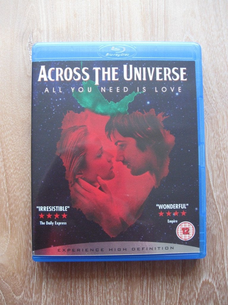 Blu-ray Across The Universe (UK uitgave) Evan Rachel Wood, Film, Drama, Ophalen of Verzenden, Zo goed als nieuw