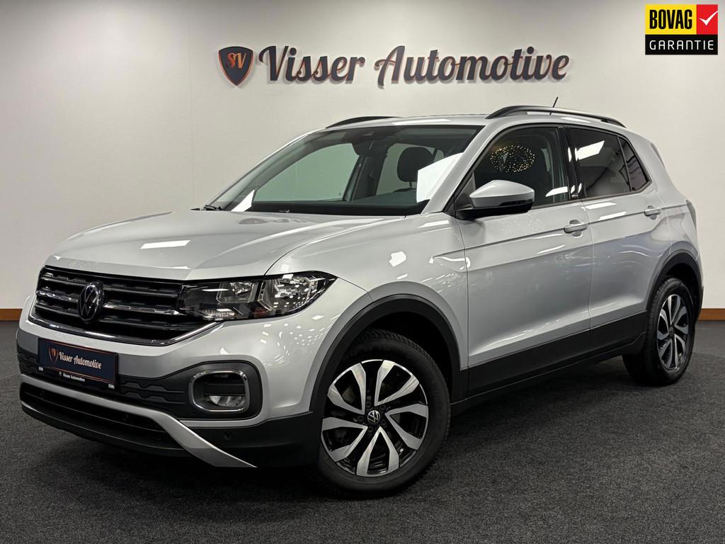 Volkswagen T-CROSS 1.0 TSI Style*Camera*Airco*Apple/ Android, Auto's, Volkswagen, T-Cross, Gebruikt, Euro 6, Zwart