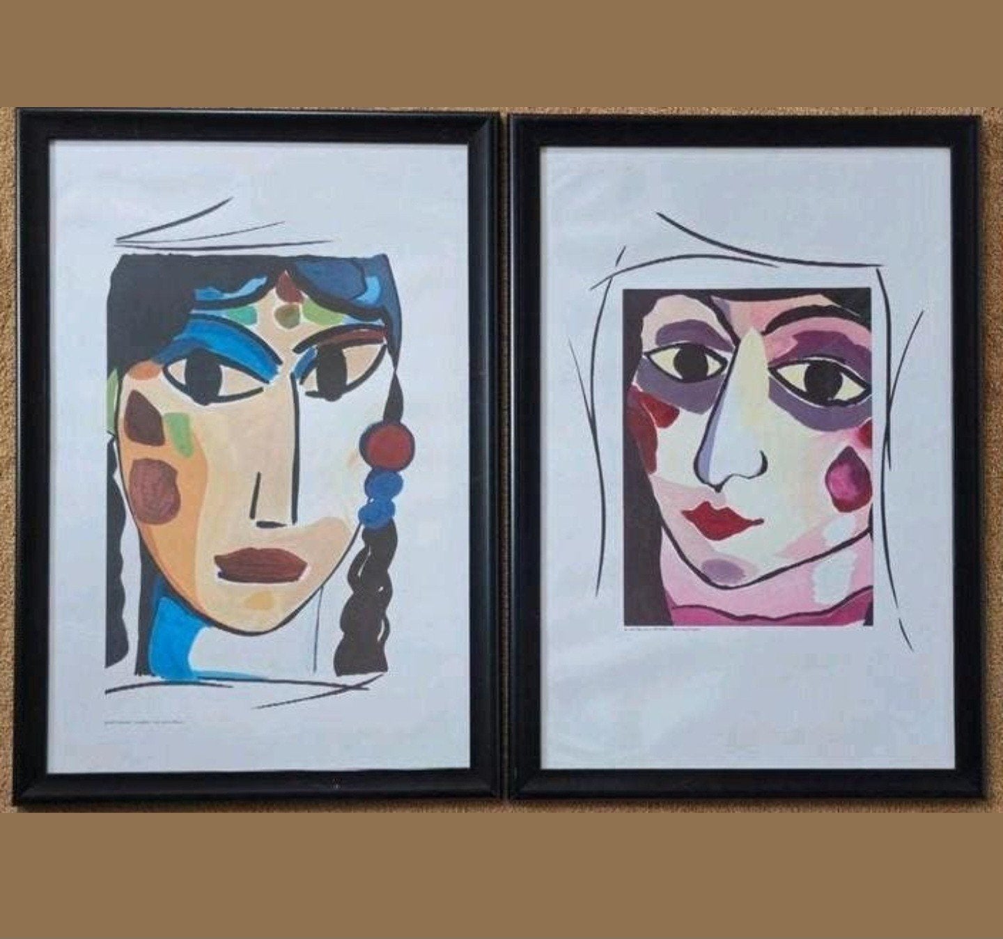 ALEXEJ JAWLENSKY 2 kunstreprodukties mooi ingelijst, Ophalen