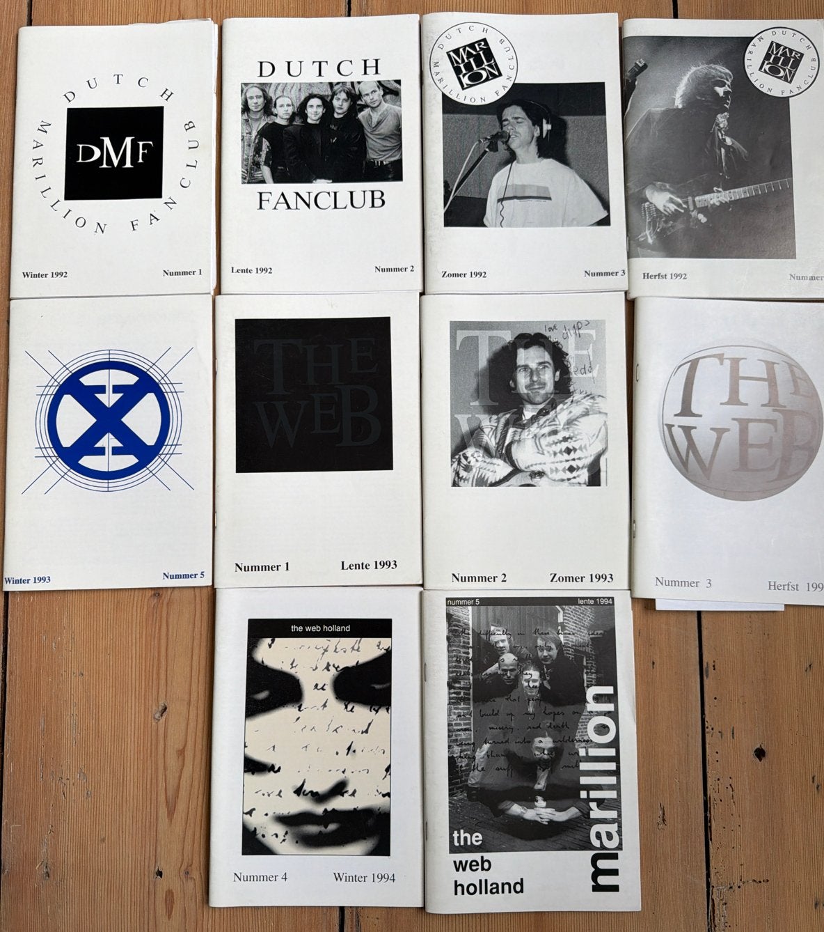 Marillion Fanclub Tijdschriften - DMF  & The Web Holland, Ophalen of Verzenden, Zo goed als nieuw, Boek, Tijdschrift of Artikel