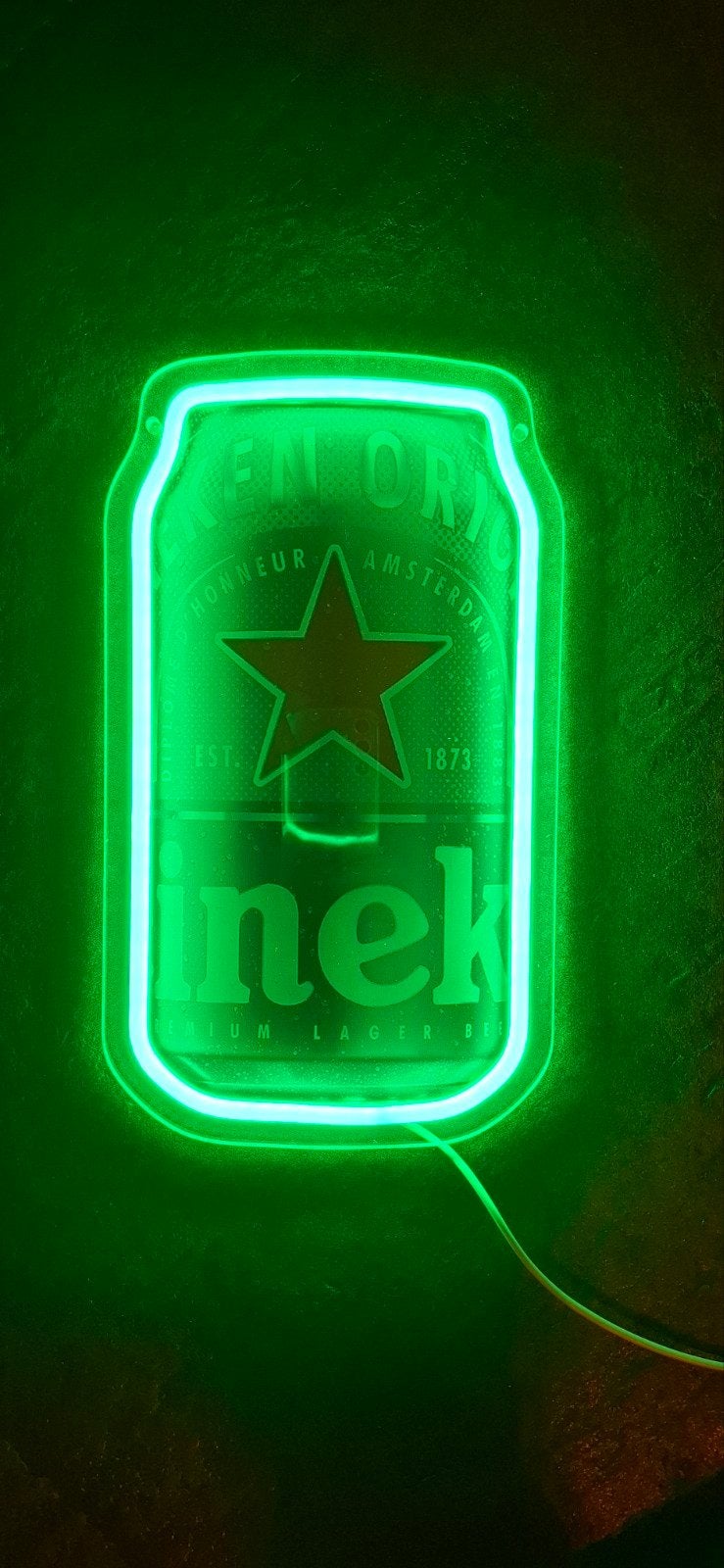 Heineken led neon verlichting, Ophalen of Verzenden, Nieuw