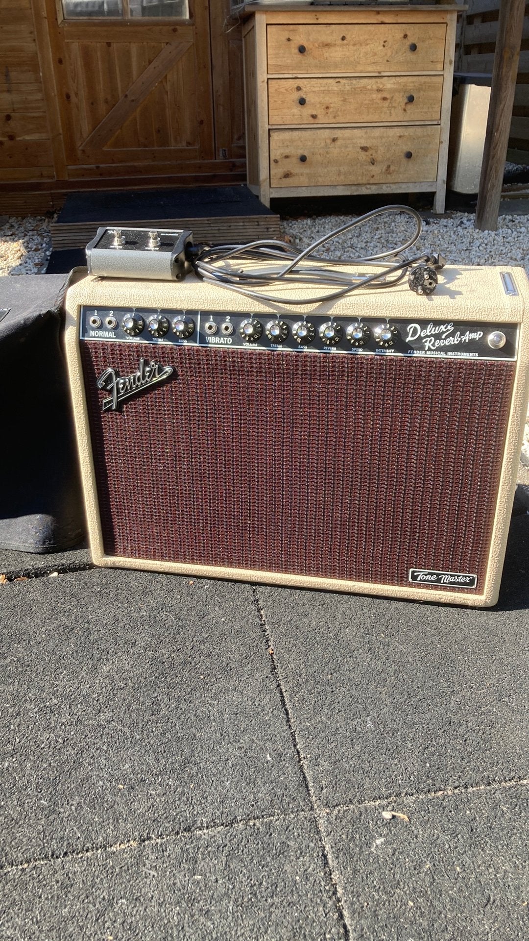 Fender Tonemaster Deluxe Reverb 22 watt gitaar versterker, Ophalen, Zo goed als nieuw, Gitaar, Minder dan 50 watt