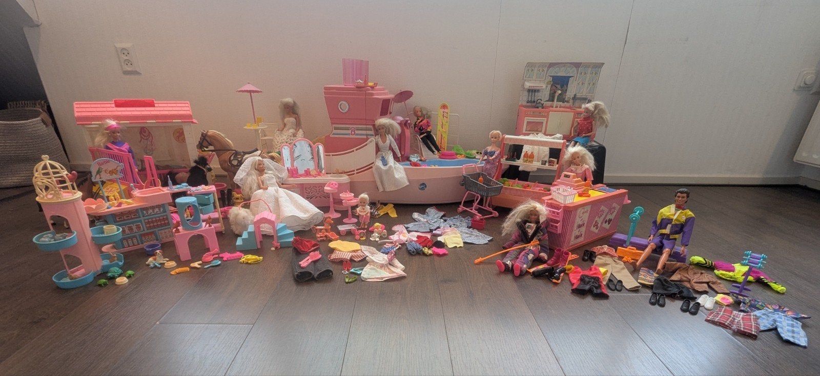 Barbie verzameling (van 1990 tot 2000), Ophalen, Gebruikt