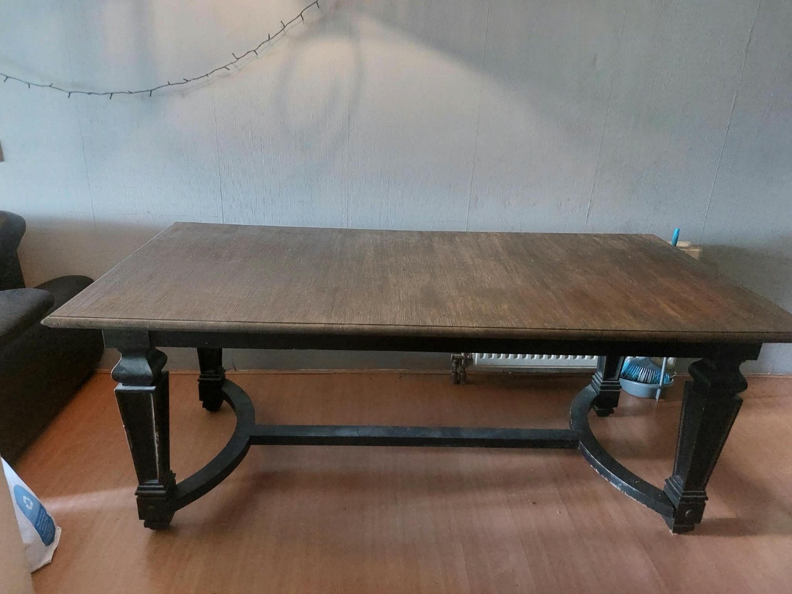 Houten tafel 200x100 cm, Huis en Inrichting, Ophalen, Gebruikt, 100 tot 150 cm, 200 cm of meer