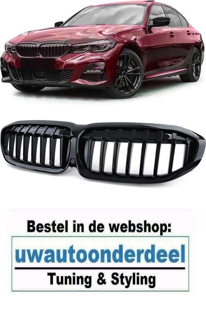 Grill Nieren Enkele Spijl Zwart Voor Bmw 3 Serie G20 G21, Verzenden