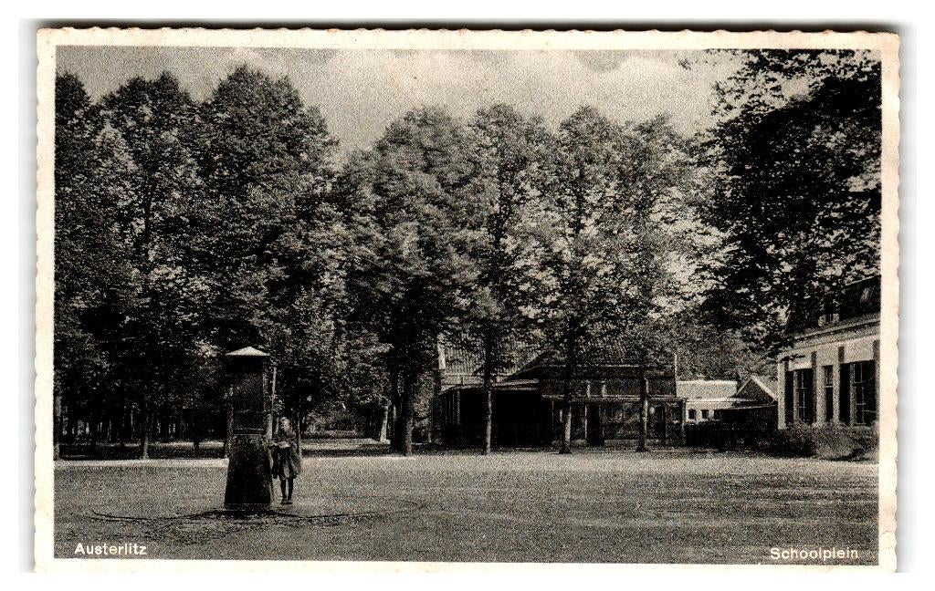 Austerlitz, Schoolplein, Verzenden, 1920 tot 1940, Gelopen, Utrecht