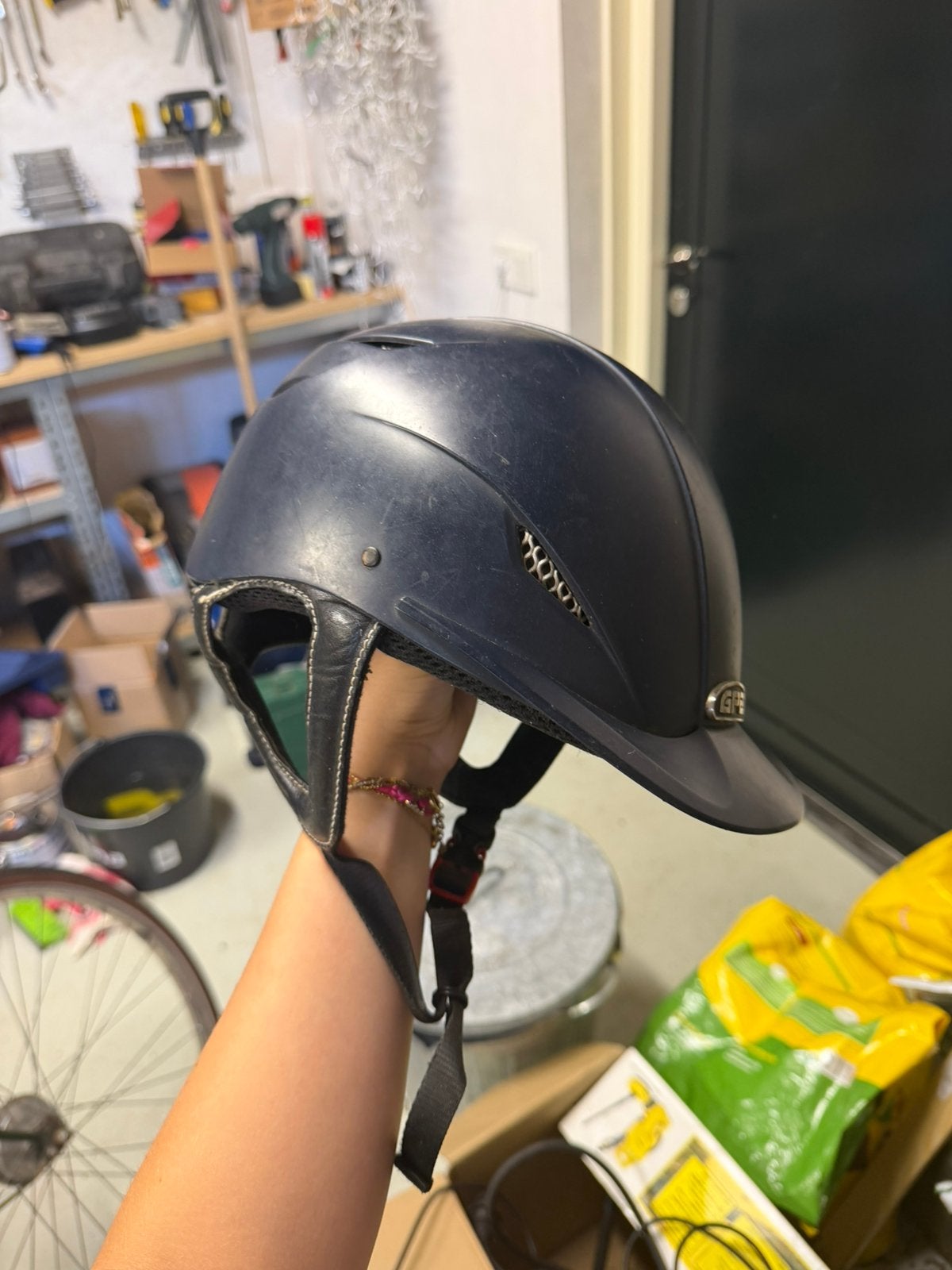 Cap GPA donkerblauw, Ophalen of Verzenden, Gebruikt