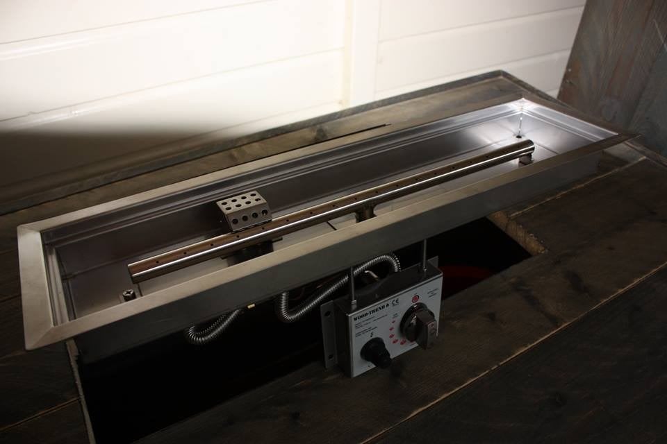 Haard 65x25cm €270 met glasombouw, om in te bouwen, Ophalen of Verzenden, Nieuw