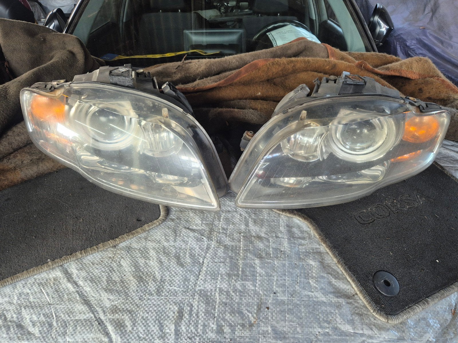 Xenon koplampen set Audi A4 B7, Auto-onderdelen, Ophalen of Verzenden, Gebruikt, Audi