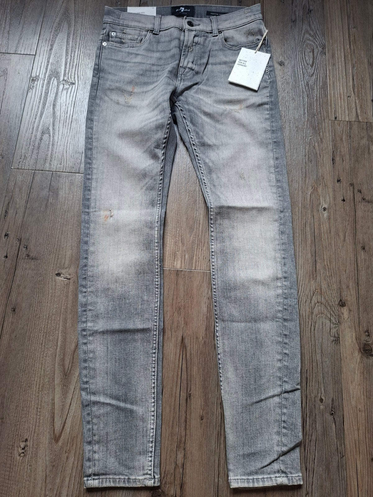 7 FOR ALL MANKIND tapered fit jeans W28 L32, 7 For All Mankind, Nieuw, W32 (confectie 46) of kleiner, Ophalen of Verzenden