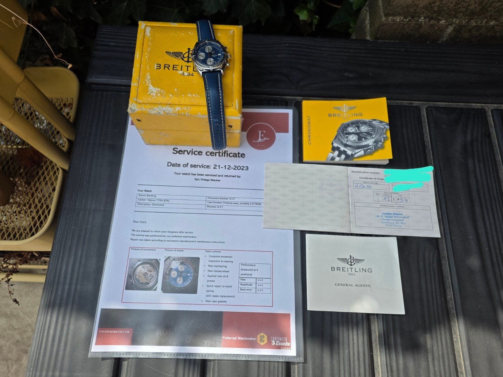 Breitling Chronomat - FULL set - 12 maanden uurwerkgarantie, Ophalen of Verzenden, Zo goed als nieuw, Staal, Breitling