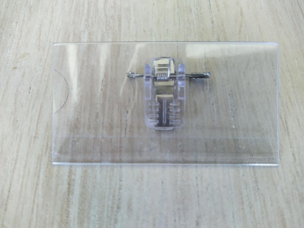 transparante naambadge met combiklem 32 stuks met kaartjes, Ophalen of Verzenden, Zo goed als nieuw