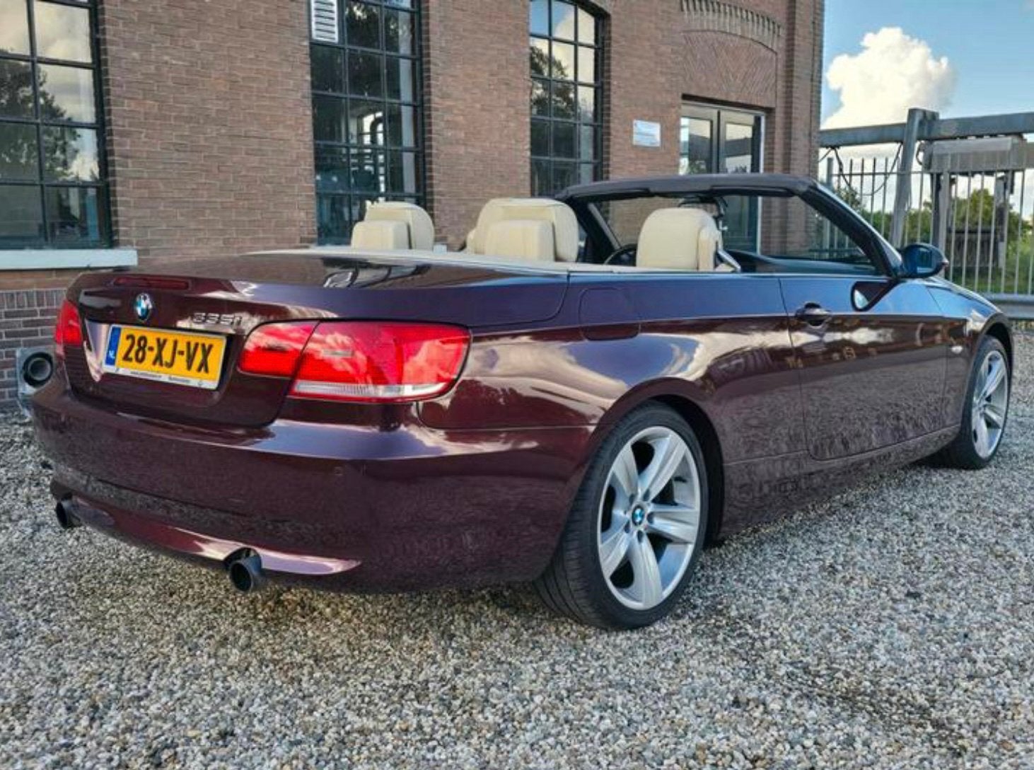BMW 335i Cabrio, mooi & uniek, Auto's, Automaat, Achterwielaandrijving, Beige, Cabriolet