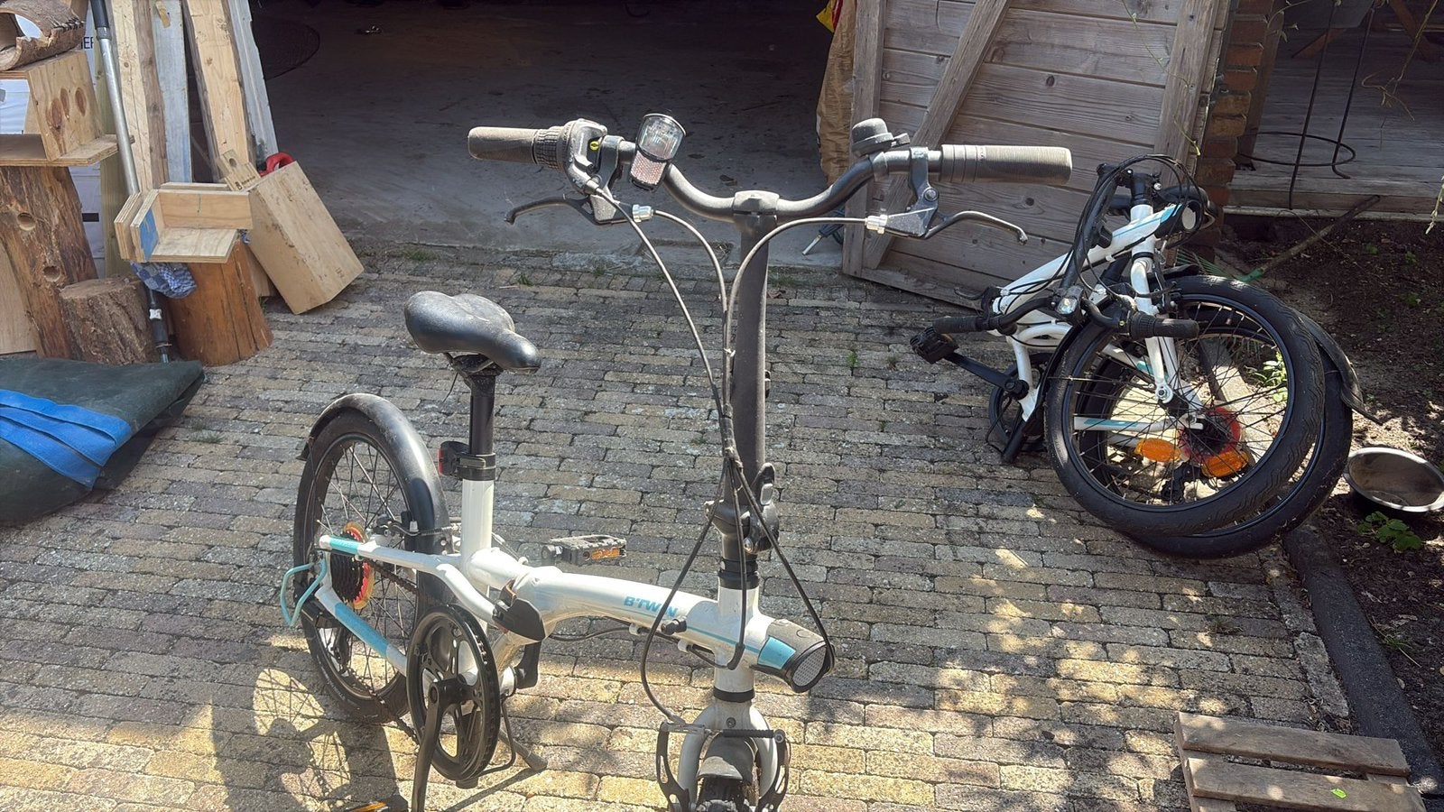 Btwin vouwfietsen, Ophalen, Zo goed als nieuw, 20 inch of meer, Versnellingen