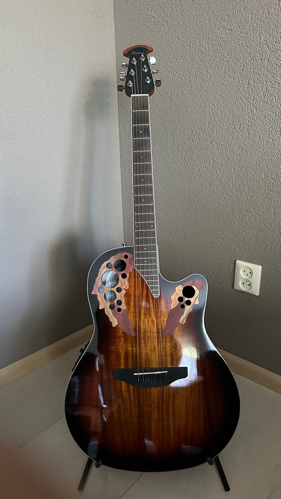 Ovation CelebrityElitePlusCE48P-KOAB-G akoestische gitaar, Ophalen, Nieuw, Western- of Steelstringgitaar, Met (piezo-)element