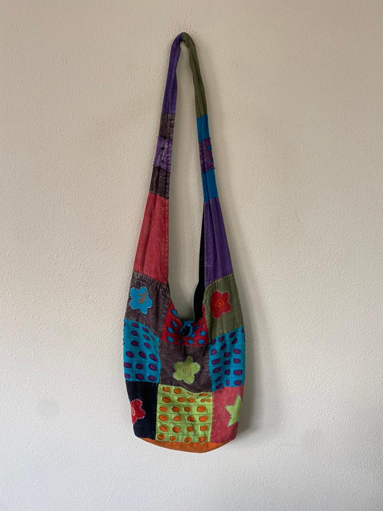 Cool vintage kleurrijke tas / print / arty / hippie, Overige merken, Gebruikt, Hgv, Hgv