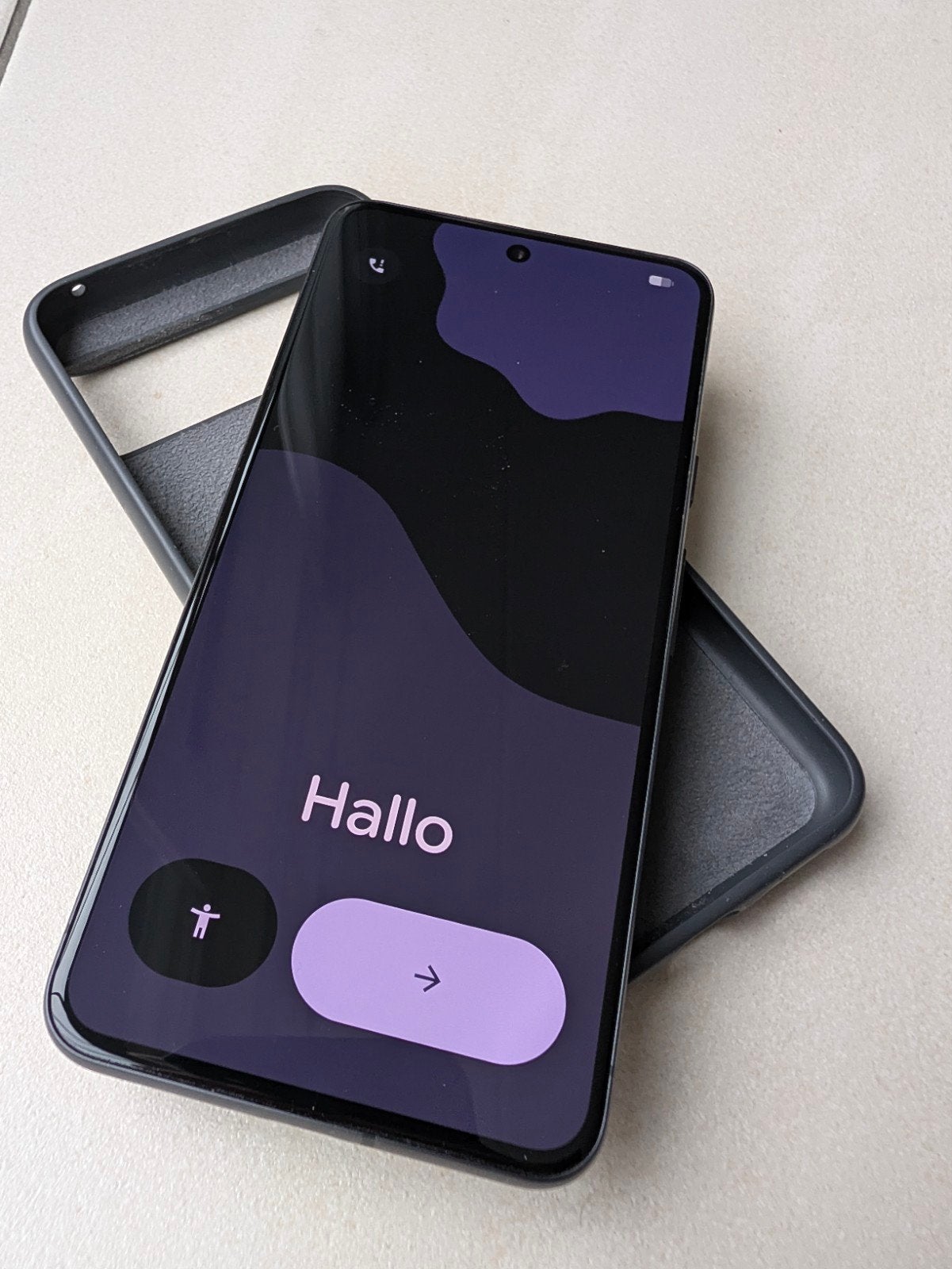 Google Pixel 8 met Google cover, Android 17, ontgrendeld, Ophalen of Verzenden, Zo goed als nieuw, Klassiek of Candybar, Zonder simlock