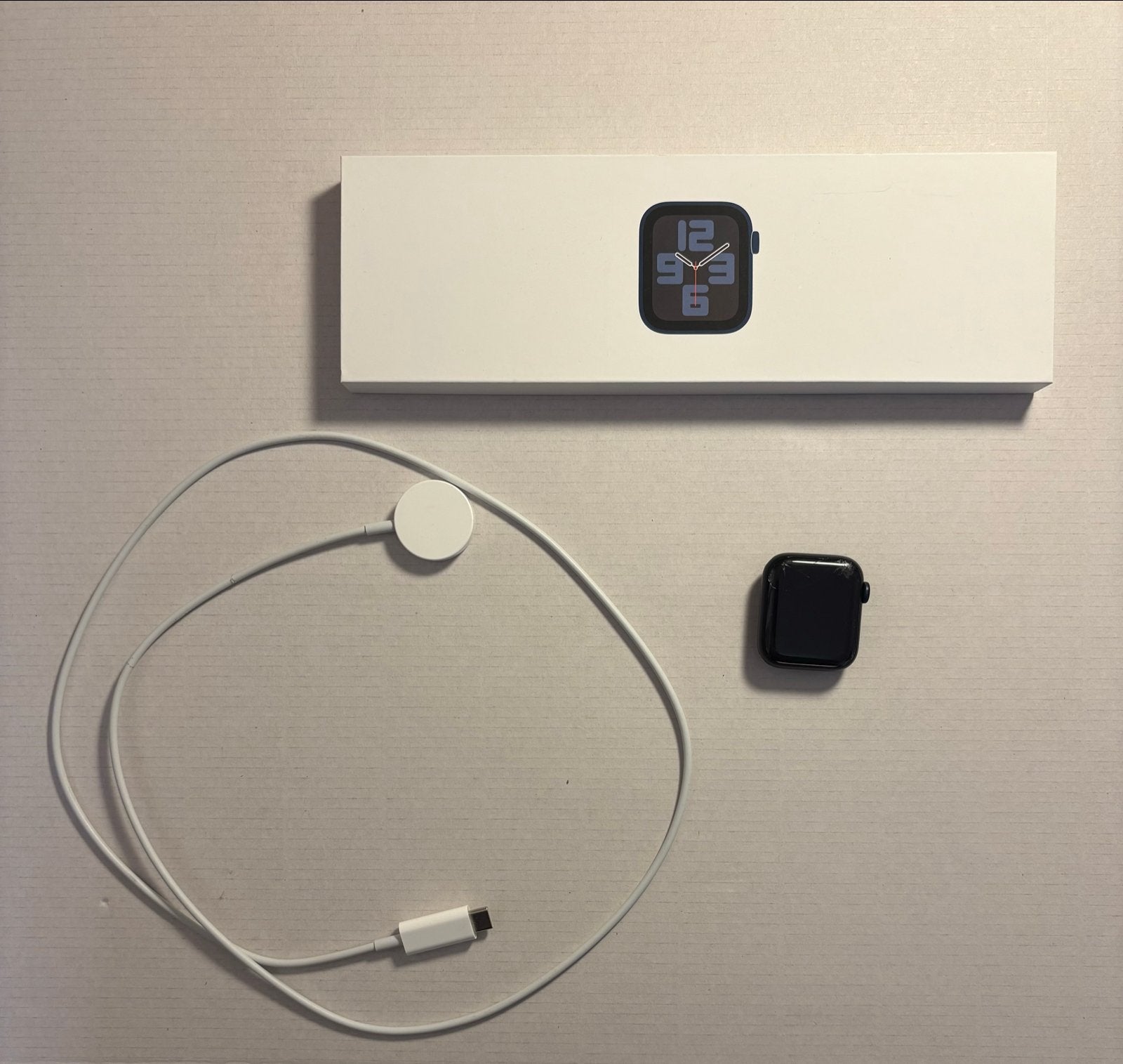 Apple Watch SE2, Ophalen of Verzenden, Gebruikt, Zwart, IOS
