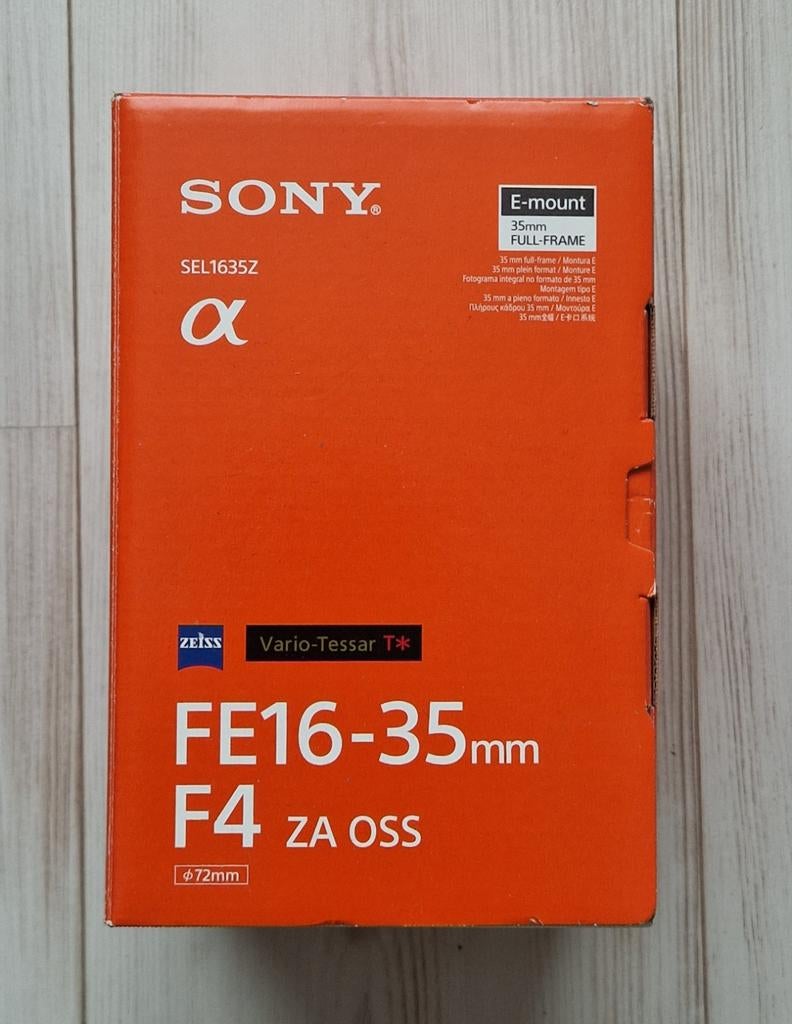 Sony FE 16-35mm F/4.0 full-frame zoomobjectief, Ophalen of Verzenden, Zo goed als nieuw, Groothoeklens, Zoom