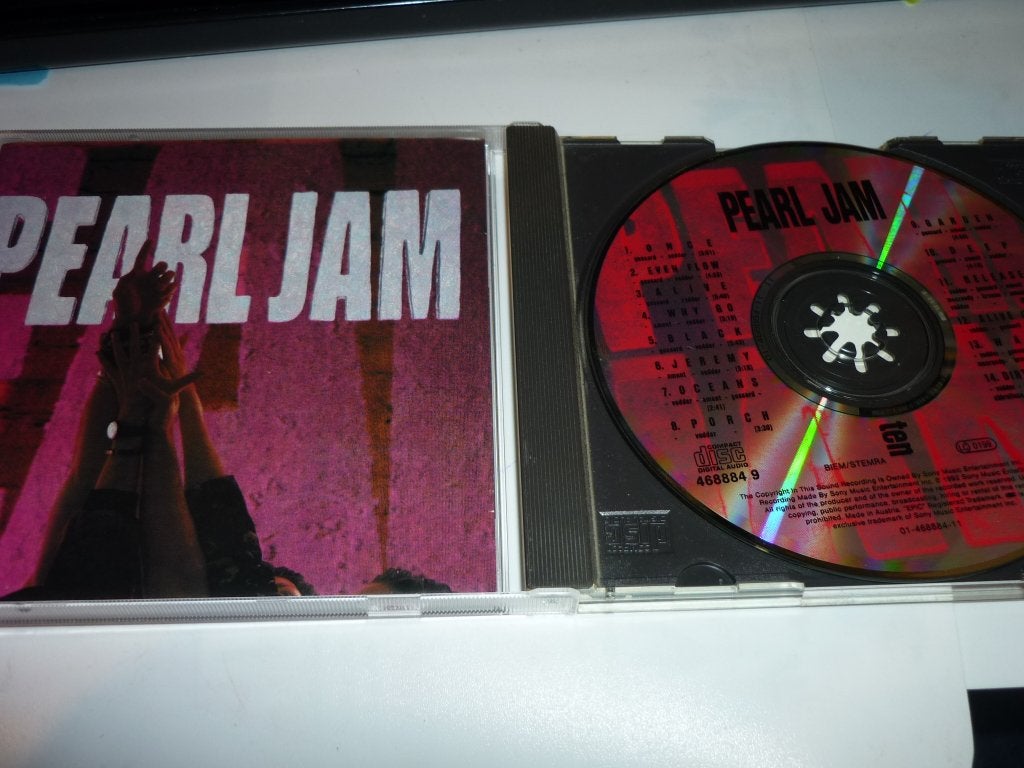 Pearl Jam de cd ten, Verzenden, Zo goed als nieuw, Poprock
