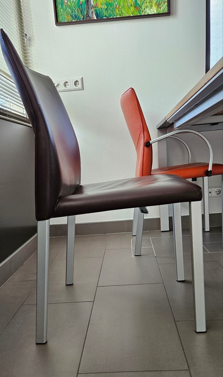 Twee Leolux Myto stoelen, Ophalen, Gebruikt, Twee, Leer