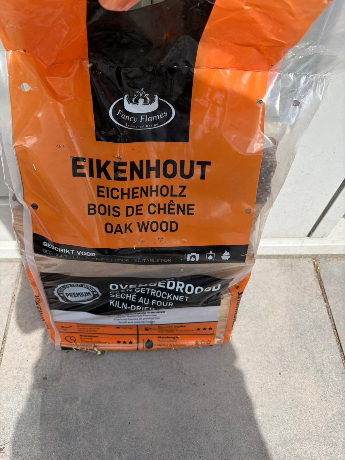 Haardhout eikenhout 8 kilo, Minder dan 3 m³, Ophalen of Verzenden