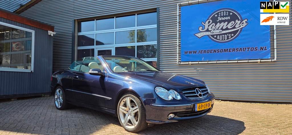 Mercedes-Benz CLK-klasse Cabrio 200 K. Elegance 110.000km na, Auto's, Mercedes-Benz, Automaat, Achterwielaandrijving, Gebruikt