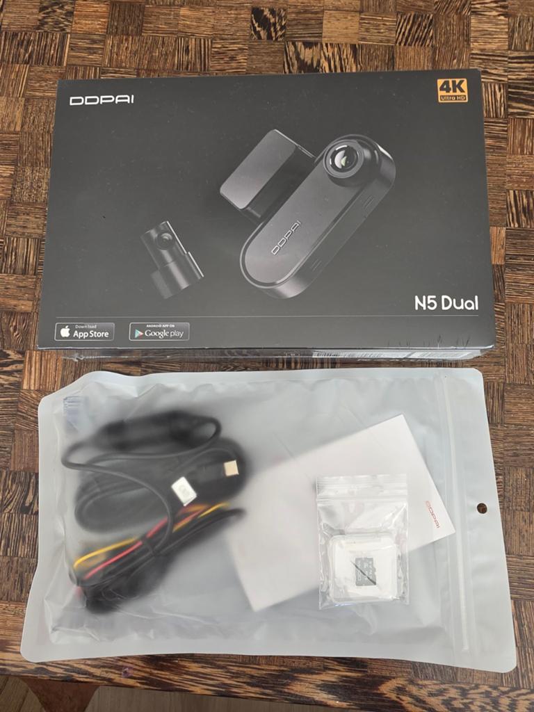 DDPAI N5 DUAL 4K Ultra HD Dashcam met GPS en 64GB SD, Ophalen of Verzenden