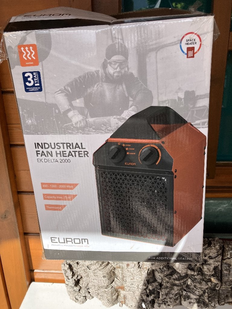elektrische ventilatorkachel, Huis en Inrichting, Ophalen, Overige soorten, Elektrisch, Zo goed als nieuw
