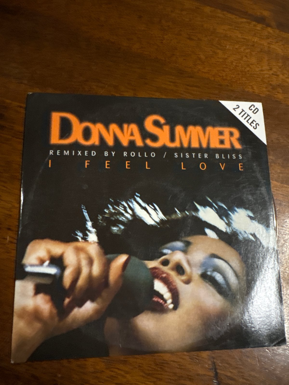 Donna Summer I Feel Love (CD Single) mix Rollo Sister Bliss, Ophalen of Verzenden, Gebruikt, Pop, Single
