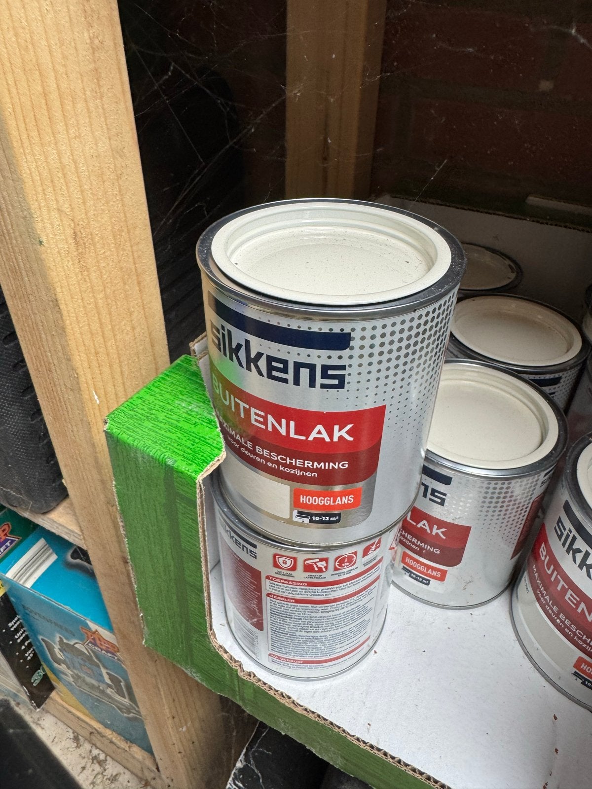 Sikkens Buitenlak Hoogglans - Maximale Bescherming, Ophalen, Wit, Zo goed als nieuw, Lak
