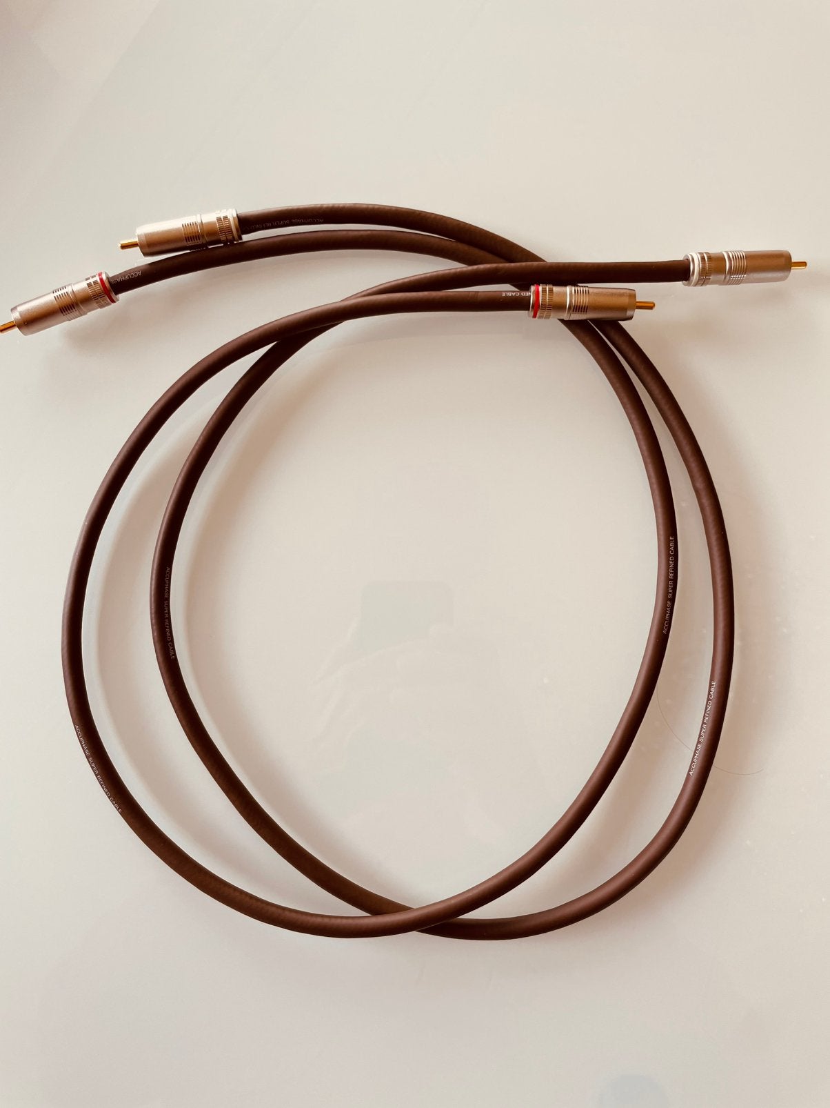 Accuphase ASL 10 interconnect RCA 1m, Ophalen of Verzenden, Nieuw, Minder dan 2 meter, Interlink-kabel