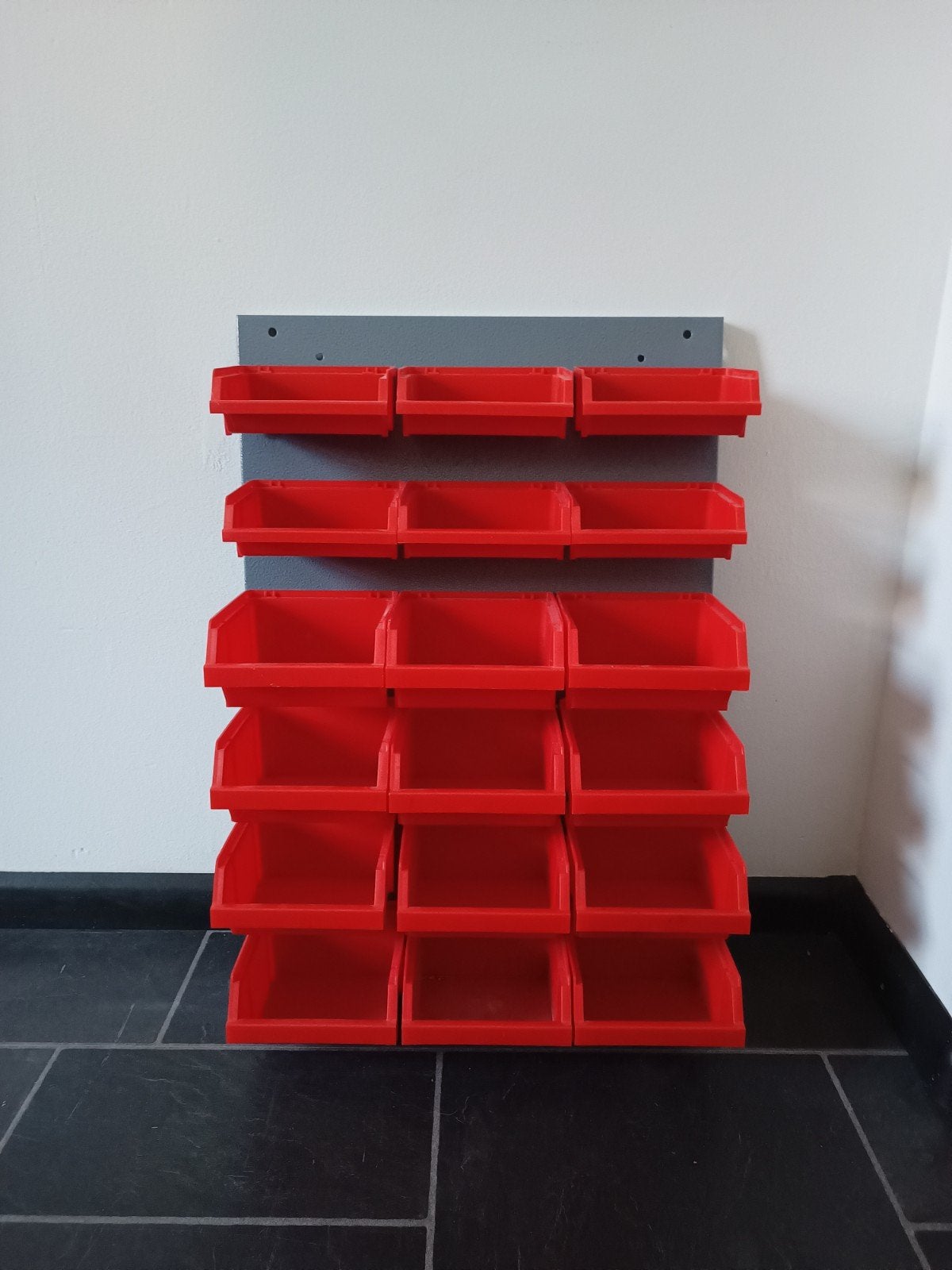 Opbergsysteem met 18 bakjes, Ophalen