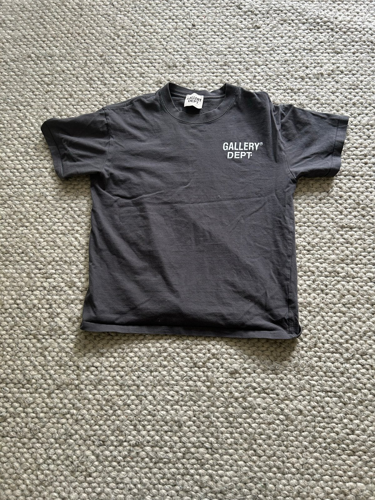 Gallery Dept. T-shirt - Zwart/Grijs met Logo, Ophalen of Verzenden, Gedragen, Maat 46 (S) of kleiner, Zwart