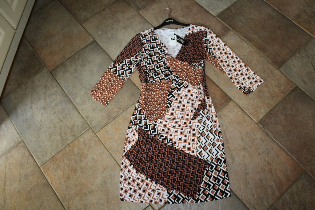 Joseph Ribkoff prachtige druk gekleurde jurk mt 42, Kleding | Dames, Meerkleurig, ., Maat 42/44 (L), Joseph Ribkoff