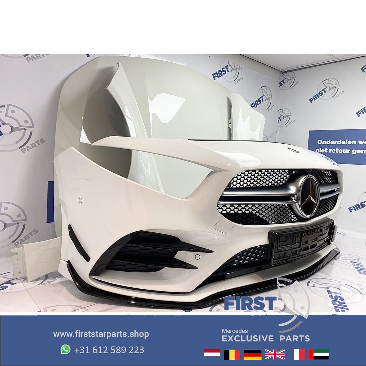 (2022) W177 V177 A KLASSE A35 AMG VOORKOP WIT PERFORMANCE PA, Gebruikt, -, Voor, Ophalen of Verzenden