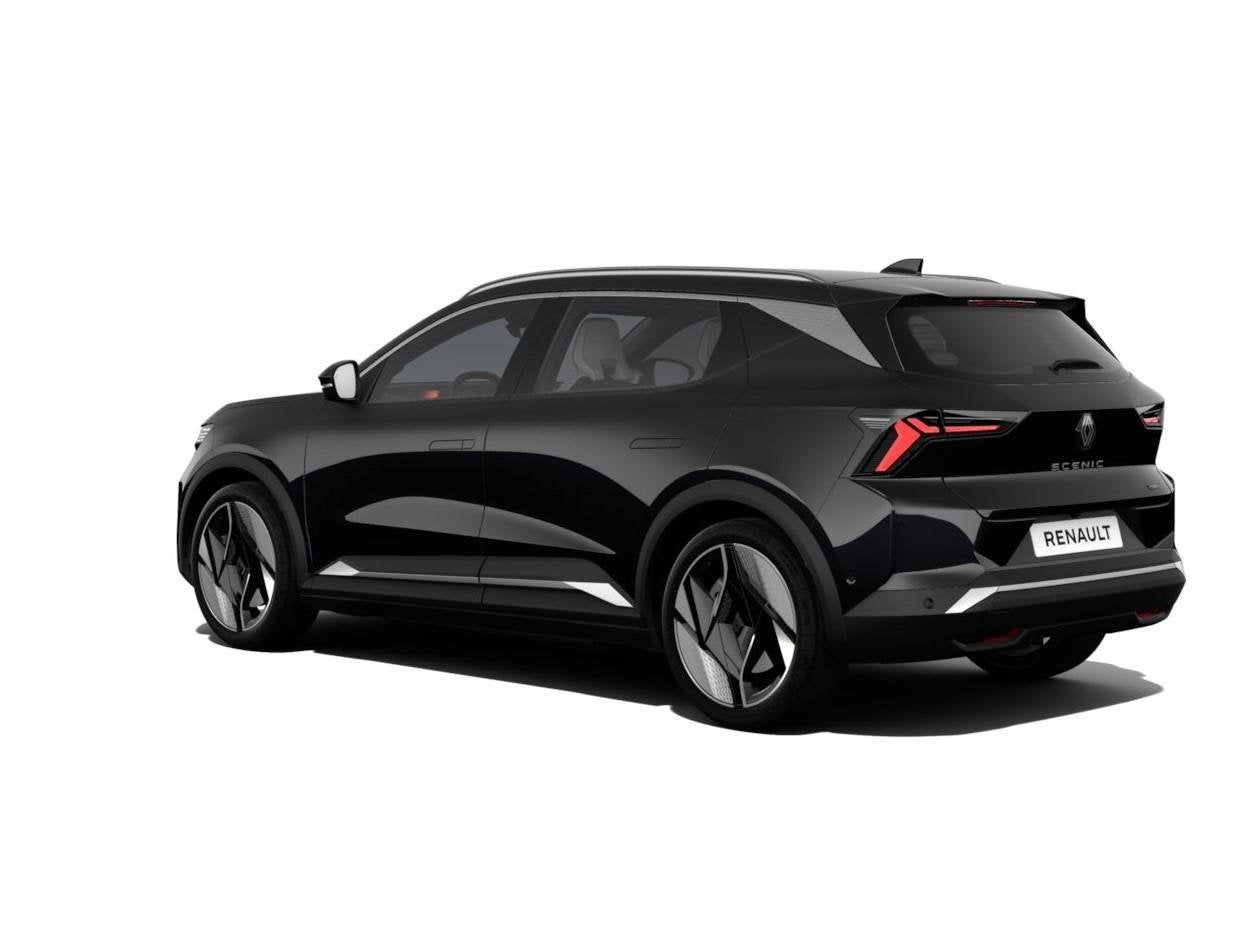 Renault Scenic E-Tech EV87 long range iconic Nu uit voorraad, Auto's, 12 maanden, Zwart, Zwart, 218 pk
