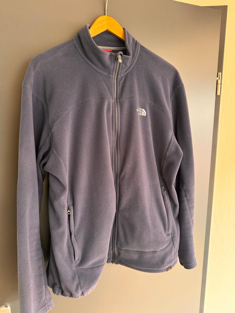 The North Face Fleece Jas - Maat L, Ophalen of Verzenden, Gedragen, Maat 52/54 (L), Blauw