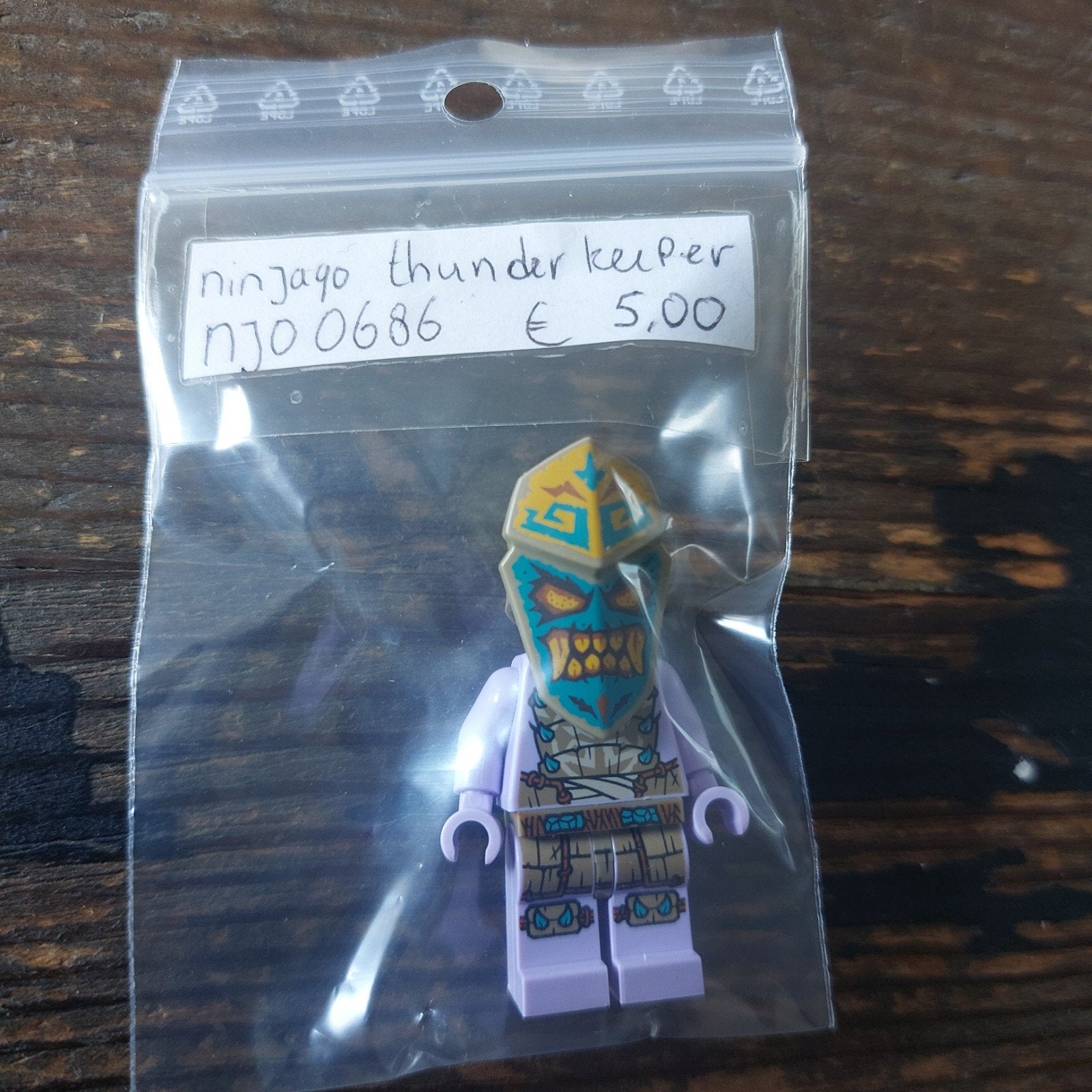 Lego Ninjago Thunder Keeper Minifiguur njo0686, Kinderen en Baby's, Speelgoed | Duplo en Lego, Inclusief minifiguren, Gebruikt